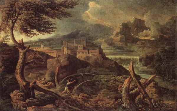 Landscape with Lightning, Gaspard Dughet